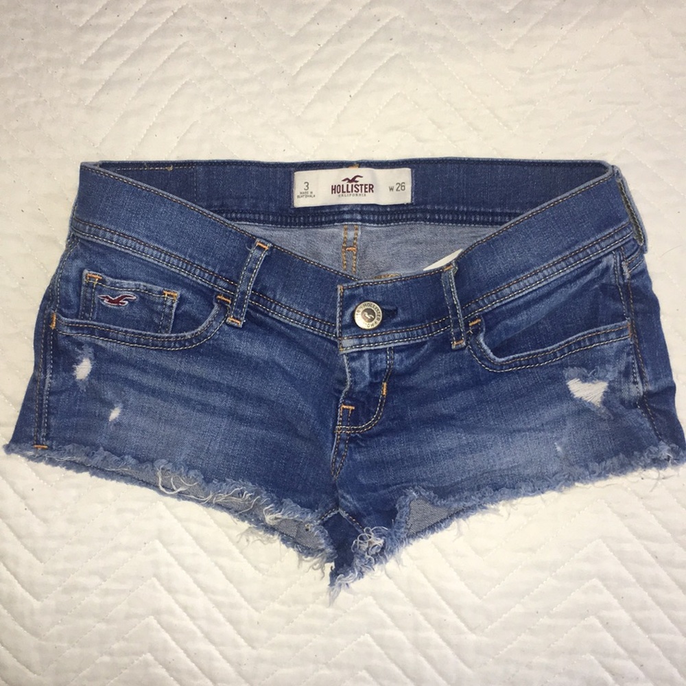 Hollister jean shorts